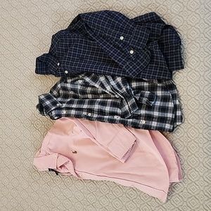 3 boys' button ups